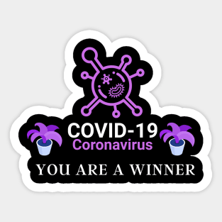 you are a winner Sticker